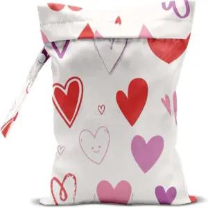 젖은 가방 드라이 수영복 해변 필수품 여행용 하트 장식 방수 수영장 기저귀 요가 체육복