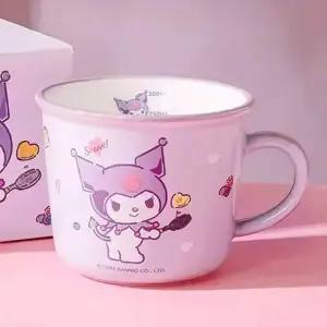 산리오 쿠로미 투톤 눈금 머그컵 340ml