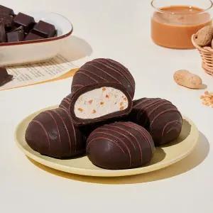 [떡 1위] 더바른 초코팅 피넛버터크림떡 1box 개별포장 국내산