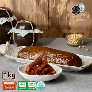 [순창 문옥례 식품]된장 무 장아찌 1kg 밀폐용기