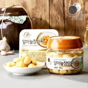 [순창 문옥례 식품]알마늘 장아찌 400g PET용기
