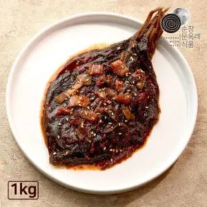 [순창 문옥례 식품]양념깻잎장아찌 1kg 밀폐용기