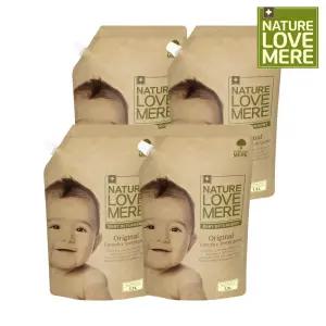 네이쳐러브메레 아기세탁세제 리필 1.3L 2팩+2팩, 총 4팩