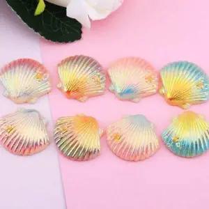 어항 장식 칼라 수조 오로라 빛나는 장식용품 조개 어항피규어