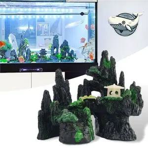 어항 꾸미기 산형 장식 돌 구피 은신처 열대어