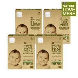 네이쳐러브메레 유아 위생 면봉(80P) 2개+2개, 총 4개