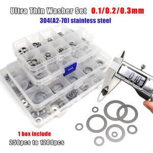1박스 1MM 2MM 3MM 두께 가스켓 플레인 플랫 조절 초박형 와셔
