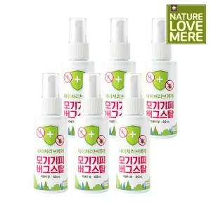 네이쳐러브메레 버그스탑 모기기피제 60ml 3개입+3개입 , 총 6개입