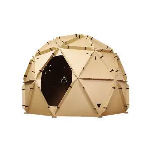 종이 안전한 창의력 교육용 골판지 기타 이글루 종이집 아지트 만들기 홈 별장 색칠하는 그림