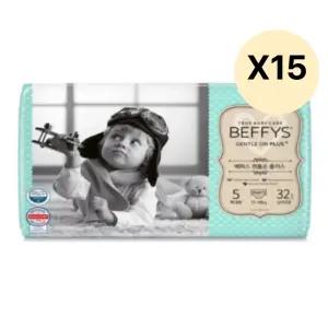 베피스 공용 팬티기저귀 젠틀온 특대형 32개 15팩