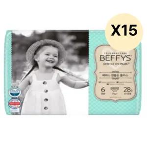 베피스 팬티기저귀 젠틀온플러스 공용 점보 28개 15팩