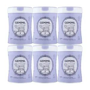 퓨어락 젬밀 프리미엄 최고급 A2단백질 분유 3단계, 750g, 6캔