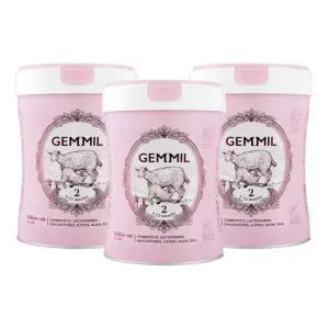 퓨어락 젬밀 프리미엄 최고급 A2단백질 분유 2단계, 750g, 3캔