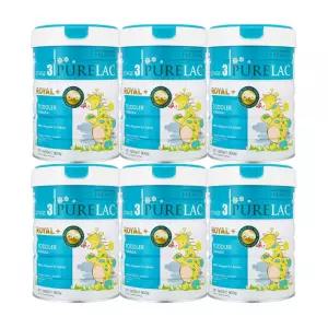 퓨어락 로열플러스 뉴질랜드 수입 프리미엄 강남 분유 3단계, 800g, 6캔