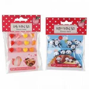 포크 나들이 간편 용 과일 일회용