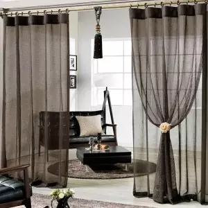 TBZ 샤르망B형 고급 커튼 다크브라운 150x230 국내생산