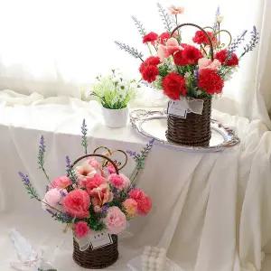 [조아트]기념일 어버이날 선물 비누 꽃 장미 리스펙 카네이션 바구니