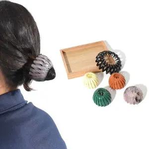 똥머리 고정 머리핀 똥머리만들기 묶음머리고정핀 헤