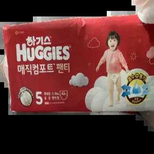 하기스 2024 매직컴포트 팬티형 5단계 공용 42매X2팩