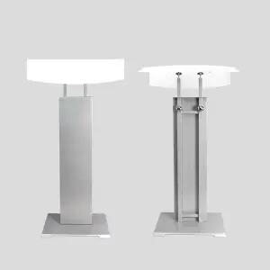 아스텔 화이트 메뉴판거치대 안내간판장착 520mm