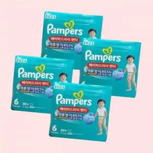 2025 팸퍼스 베이비드라이 팬티 속옷 언더웨어 기저귀 공용 6단계 1박스 120매 4444174