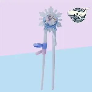 엘사 디자인 초보 연습용 젓가락 아이들 식사