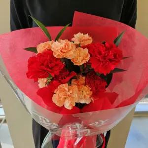 [꽃같은하루] 카네이션 꽃다발 레터링 포장 A 생화 택배 꽃배달싼곳 학교 어버이날 스승의날