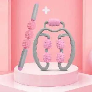 [콩심팥심]마사지롤러 스틱 팔 종아리 등 롤어 마사지