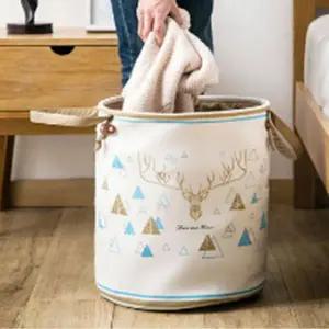 TBZ 러블리 인테리어 세탁바스켓 1개(디자인랜덤)