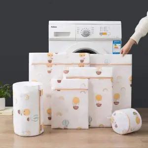 플라워 세탁망6종세트(사각+원형 혼합형) 빨래망