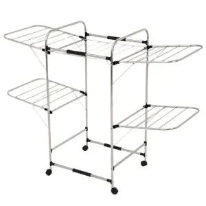 접이식 와이드프레임 긴세탁물 빨래건조대 대형 빨래거치대