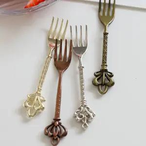 빈티지 카페 디저트 4pcs 세트 포크