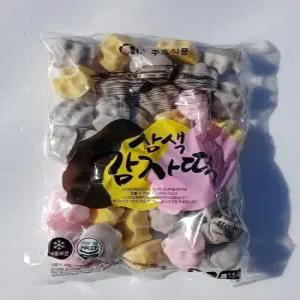 냉동 삼색 감자떡 1.5kg 주호식품