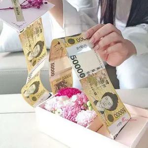 플라워 용돈 어버이날 부모님 박스 나오는 반전 돈박스 어버이날용def776