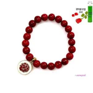 장미향 허브향 향기 카네이션 팔찌rst206