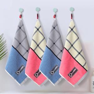 2피스 세트 순면 대형 사각 손수건 걸이형 흡수성 35x35cm