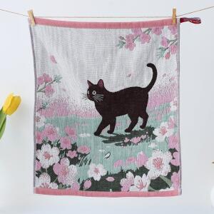 신제품 34x40cm 대형 손수건 빠른 건조 장식용 주방 타월 4겹 면 거즈 차 가정용 레스토랑용