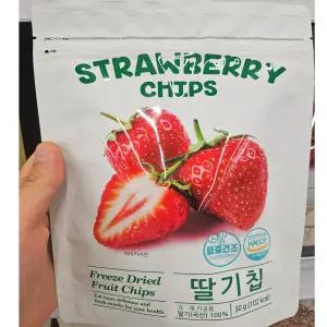 새콤달콤 동결건조 국산 딸기칩 30g X 2봉, 소중한 우리아이 간식