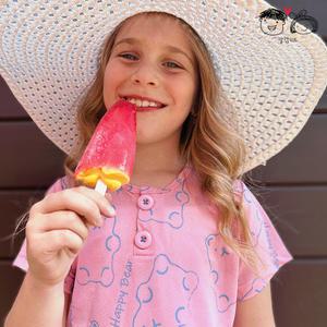 [알럽키즈] 핑크해피곰 5부 상하세트