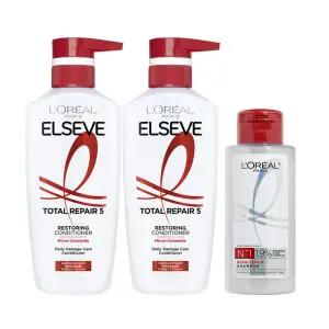 로레알파리 토탈리페어5 컨디셔너 375ml 2개 + 랜덤 제품 100ml