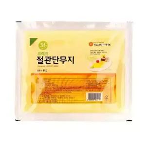 장푸드절관단무지3kg/동서/국산