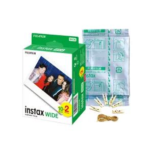 [한국후지정품]인스탁스 와이드필름3팩(30매)+포토라인/즉석카메라 필름