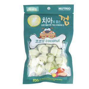 뉴트리오 치아에좋은껌 코코넛 80g 강아지껌 덴탈껌