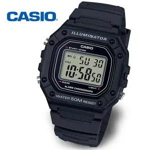[카시오][정품] CASIO 카시오 전자 학생시계 군인시계 W-218H-1AVDF