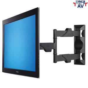 현대AV NB-P4 중대형 TV 벽걸이 브라켓, 31kg/32~55인치 이내, 상하좌우 회전, 거치대, 월마운트, 케이블 정리, 삼성, LG, 엔산 카멜