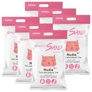 퀸오브샌드 누디 두부모래 퓨어 7L X 6개