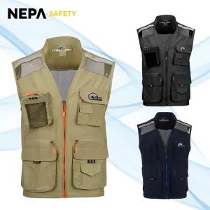 네파 세이프티 여름조끼 안전조끼 망사 등산 낚시 작업