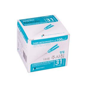 정림 일회용 주사침 31G (1/2 inch) 100개입