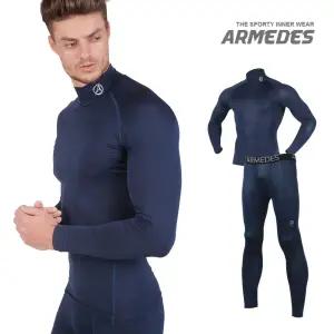 아르메데스 남성용 터틀 테크핏 긴팔 세트 언더레이어 AR-151&161