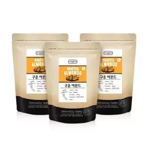 캘리포니아 구운아몬드 1.2kg(400gx3개)